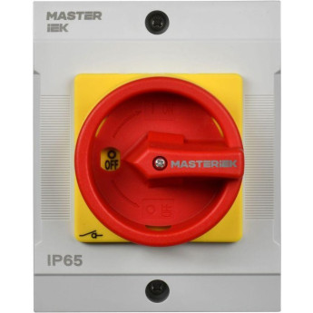 Переключатель кулачковый IEK MI-CS22-016-010 16А (сх. 10) в боксе закрытая рукоятка аварийный